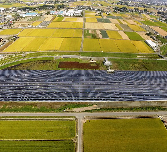 Saitama Kumagaya City Mega Solar Plant