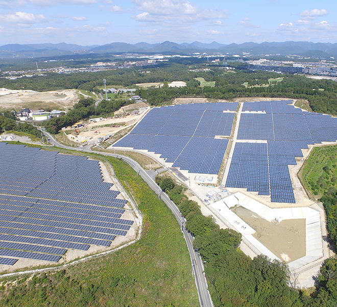 Hyogo Sanda City Mega Solar Plant