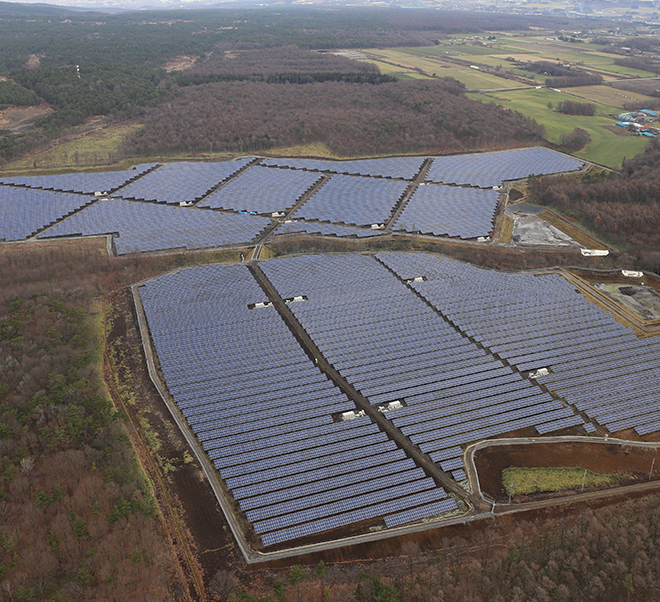 Iwate VITEC Isaribikan Takizawa City Mega Solar Plant