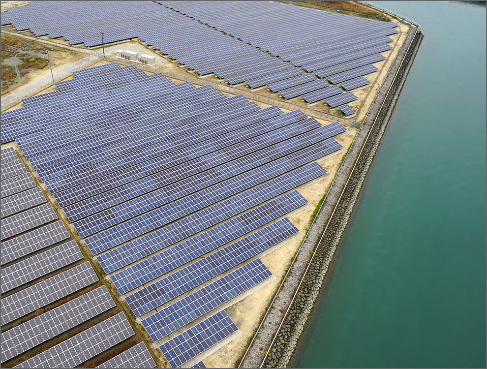 Ehime prefecture Yoshiumi- port No.1 Solar power plant